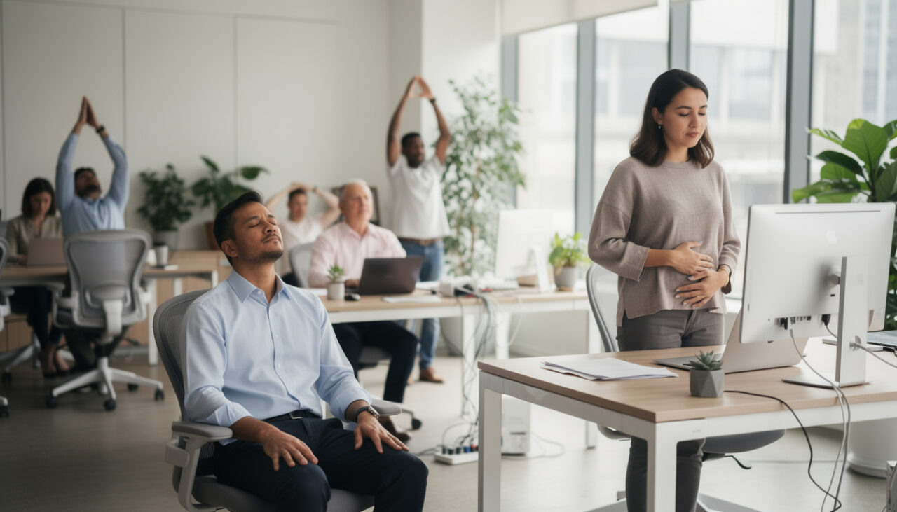Quels exercices de cohérence cardiaque pratiquer au travail ?